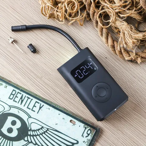 Bơm điện cầm tay đa năng Xiaomi 1S MJCQB04QJ - 5 Chế độ Bơm Hơi, Thiết Kế Nhỏ Gọn, Dễ Dàng Sử Dụng cho Xe Đạp, Xe Máy, Ô Tô