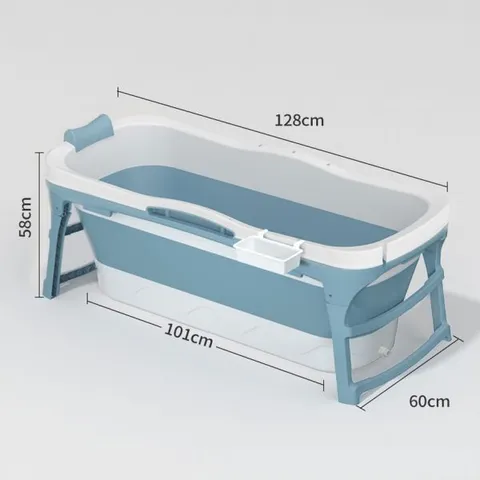 Bồn Tắm Silicon Gấp Gọn Có Nắp Cho Gia Đình - Bồn Tắm Thư Giãn Di Động, Tiện Lợi Dùng Cho Người Lớn Và Trẻ Em
