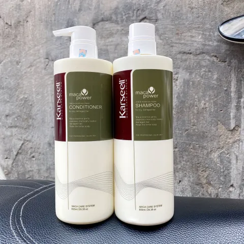 Cặp Dầu Gội Xả Karseell Maca 800ml - Chăm Sóc Tóc Siêu Mềm Mượt, Dưỡng Ẩm và Khôi Phục Tóc Hư Tổn