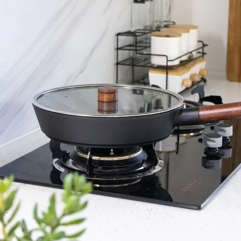 Chảo Chống Dính Xiaomi Velosan 28cm - Hợp Kim Nhôm Cao Cấp, Dùng Cho Bếp Từ, Ga, Hồng Ngoại, Chống Dính Siêu Tốt