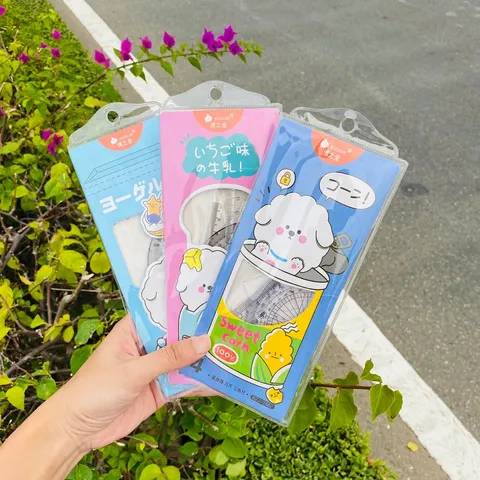 Combo Bộ Thước Kẻ Đủ Loại Dạng Túi - Gồm Thước Kẻ Thẳng, Ê-Kê, Tam Giác Cân, Đo Độ và Tam Giác Vuông - Tiện Dụng Cho Học Sinh và Văn Phòng
