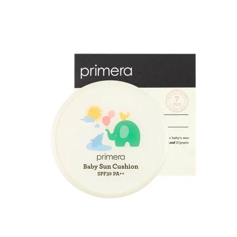 Cushion Chống Nắng Dạng Phấn Nước Cho Trẻ Em Primera Baby Sun Cushion SPF32 - Bảo Vệ Da Mỏng Manh, Kháng Nước, Giàu Dưỡng Ẩm