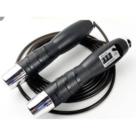Dây Nhảy Thể Lực Đàn Hồi 2.9m Có Tạ - Tập Gym Tại Nhà, Đếm Số Tự Động, Hỗ Trợ Đốt Cháy Mỡ Hiệu Quả