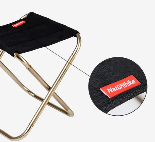 Ghế Xếp Gọn Mini Hợp Kim Nhôm NatureHike NH17Z012-L - Ghế Dã Ngoại Siêu Nhẹ, Chịu Tải 75kg, Dễ Dàng Gấp Gọn