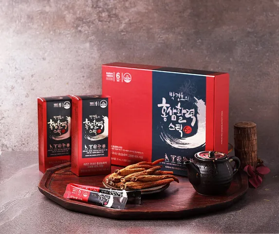 Hồng Sâm 6 Năm Tuổi Park Kyung Ho Hàn Quốc - Tăng Cường Sức Khỏe, Hỗ Trợ Hệ Miễn Dịch, Nâng Cao Sinh Lực 10ml/gói, Hộp 30 Gói