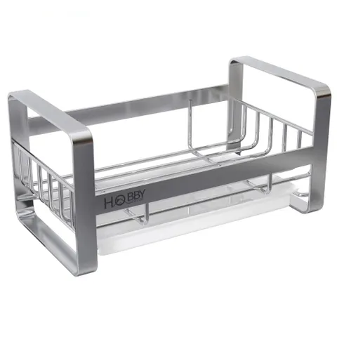 Kệ để dụng cụ rửa bát đa năng Hobby KRC1 - Thông minh và tiện lợi cho nhà bếp, có khay hứng nước, chất liệu inox SUS304