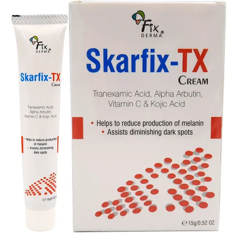 Kem Trị Nám Tàn Nhang Fixderma Skarfix-Tx Cream - Giúp Làm Mờ Vết Thâm, Tăng Cường Làn Da Sáng Mịn, 15g