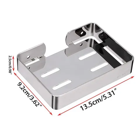 Khay Đựng Xà Bông Inox Dán Tường Hobby SB4 - Chất Liệu Cao Cấp, Không Rỉ Sét, Thiết Kế Hiện Đại Cho Phòng Tắm Gọn Gàng