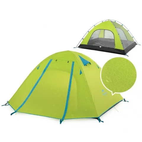 Lều Cắm Trại 3 Người Chống Nước NatureHike NH18Z033-P - Lều Dã Ngoại Bảo Vệ Chống Nắng Mưa, Thiết Kế Nhẹ Gọn, Dễ Dàng Mang Theo