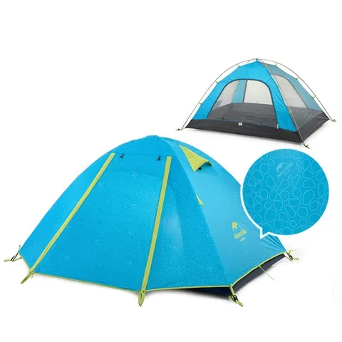 Lều Cắm Trại 3 Người Chống Nước NatureHike NH18Z033-P - Lều Dã Ngoại Bảo Vệ Chống Nắng Mưa, Thiết Kế Nhẹ Gọn, Dễ Dàng Mang Theo