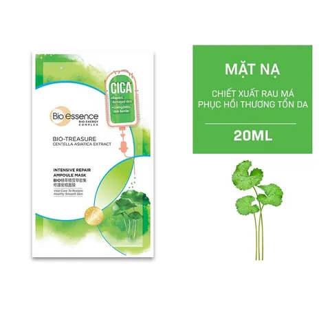 Mặt Nạ Bio Treasure Tinh Chất Rau Má - Dưỡng Ẩm, Phục Hồi Da, Chiết Xuất Ngọc Trai, Công Nghệ Bio Energy Complex 20ml