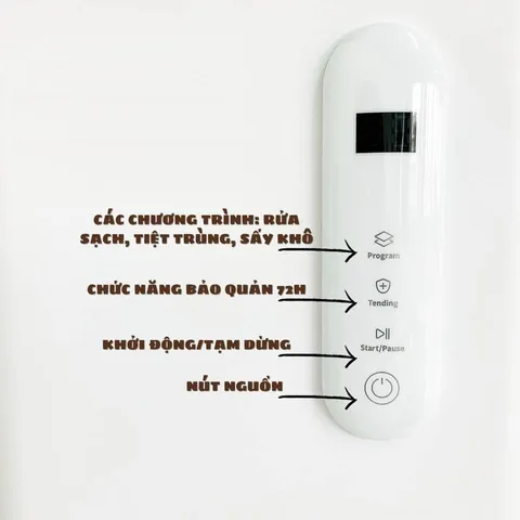 Máy rửa bình sữa tiệt trùng sấy khô AGII - Tự động, tiết kiệm điện nước, làm sạch và bảo quản hiệu quả cho các loại bình sữa 120-240ml