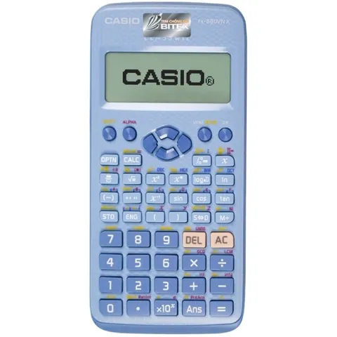 Máy Tính Khoa Học Casio FX-580VN X - Dành Cho Học Sinh Cấp 2 Cấp 3 - Màn Hình LCD Cao Cấp, Hiệu Suất Tính Toán Nhanh