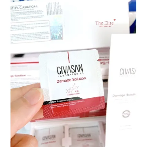 Serum Dưỡng Trắng Phục Hồi Da 30 Ngày Civasan Damage Solution - Làm Sáng Da, Thẩm Thấu Nhanh, Dưỡng Ẩm Tối Ưu
