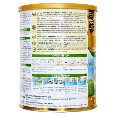 Sữa Dê Goatlac Gold 2 Cho Trẻ Từ 2 Tuổi - Hỗ Trợ Phát Triển Trí Não, Tăng Chiều Cao, Giảm Dị Ứng Đạm Sữa Bò - Dinh Dưỡng Toàn Diện 800g