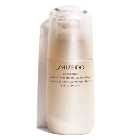 Sữa Dưỡng Da Shiseido Benefiance Wrinkle Smoothing Day Emulsion 75ml - Chống Lão Hóa, Làm Sáng Da, Chỉ Số SPF 30 PA+++