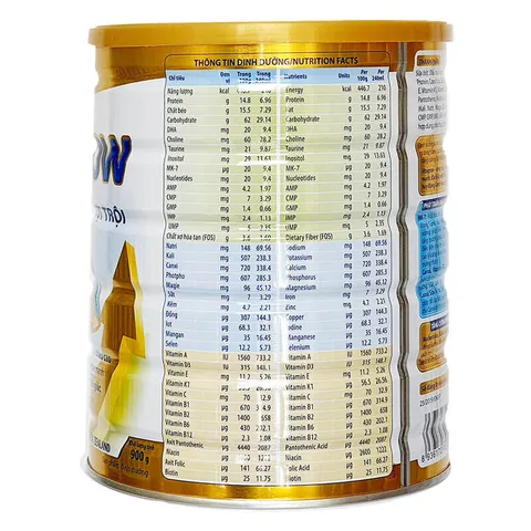 Sữa VitaGrow 2+ 900g - Hỗ trợ tăng chiều cao và cân nặng tối ưu cho trẻ từ 2 tuổi, bổ sung Canxi, DHA, Vitamin và MK7.