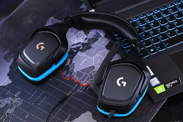 Tai Nghe Gaming Logitech G431 7.1 Surround Sound - Tai Nghề Chụp Tai Chính Hãng, Âm Thanh Sống Động, Thoải Mái