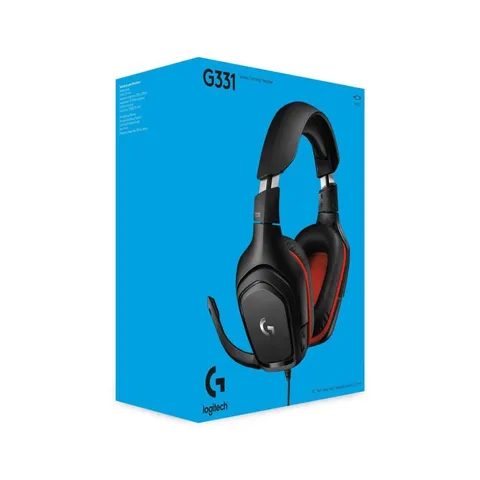 Tai nghe Gaming Logitech G331 - Âm Thanh Rõ Ràng, Thiết Kế Thoải Mái, Tương Thích PlayStation 4, Nintendo Switch, Kết Nối 3.5mm