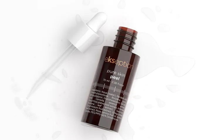 Tinh Chất Ekseption Pure Skin Peel 70ml - Giải Pháp Trị Mụn Cho Da Dầu, Tẩy Da Chết AHA/BHA/PHA, Làm Sạch Lỗ Chân Lông, Tái Tạo Da Mới
