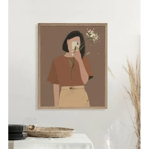 Tranh Canvas Trang Trí Tường Họa Tiết Cô Gái Hiện Đại - Mẫu Độc Đáo Cho Không Gian Sống Nghệ Thuật