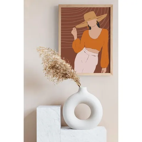 Tranh Canvas Trang Trí Tường Họa Tiết Cô Gái Hiện Đại - Mẫu Độc Đáo Cho Không Gian Sống Nghệ Thuật