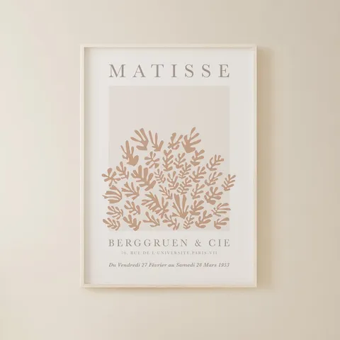 Tranh Canvas Treo Tường Matisse Sang Trọng - Nghệ Thuật Hiện Đại Độc Đáo, Chất Liệu Bền, Dễ Dàng Lắp Đặt