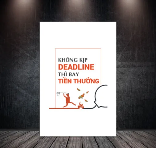 Tranh Slogan Treo Văn Phòng Chất Liệu Vải Canvas - Câu Nói Truyền Cảm Hứng, Trang Trí Hiện Đại Cho Không Gian Làm Việc
