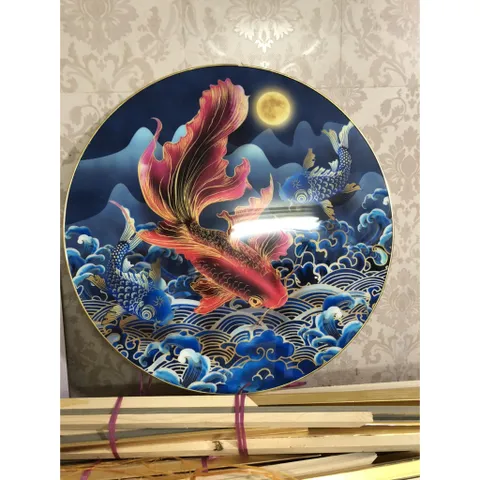 Tranh Tròn Treo Tường Phong Cách Giả Cổ Tráng Gương 40-80cm - Trang Trí Nhà Cửa Sang Trọng, Bền Đẹp 20 Năm