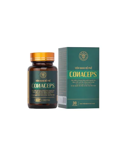Viên nang bổ phế COИACEPS OGAFA - Hỗ trợ giảm ho, bảo vệ phổi, chiết xuất thảo dược tự nhiên - 30 viên chức năng sức khỏe