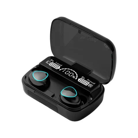 Tai Nghe Bluetooth TWS Vitog M10 - Màn Hình LED, Kết Nối Bluetooth 5.1, Thiết Kế Mini Điều Khiển Cảm Ứng, Âm Thanh 9D