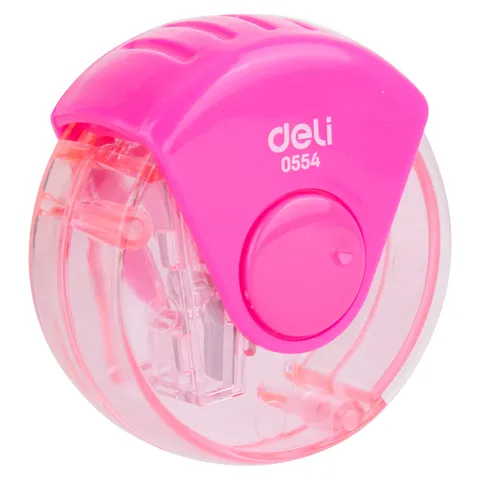 Combo 3 Gọt Bút Chì Deli E0554 - 2 Đầu Gọt Kích Cỡ Khác Nhau, Nắp Xoay Tiện Lợi, Lưỡi Dao Sắc Bén - Văn Phòng Phẩm Thực Dụng