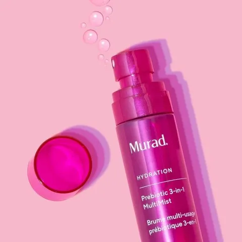 Xịt khoáng Murad Prebiotic 3 In 1 MultiMist - Phun sương cấp ẩm, giữ lớp trang điểm, công thức peptide giúp da khỏe mạnh, tươi sáng