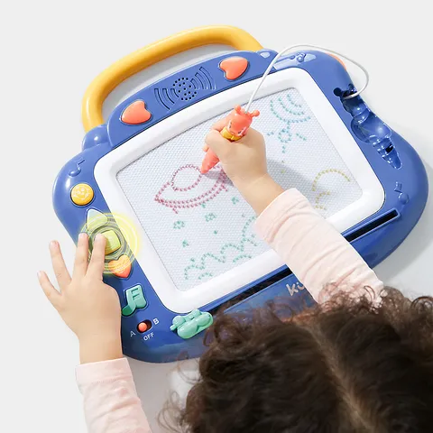 Bảng Vẽ Tự Xóa Có Máy Phát Nhạc KUB Cho Bé - Đồ Dùng Học Tập Thú Vị Giúp Bé Vừa Học Vừa Chơi, Khuyến Khích Sáng Tạo