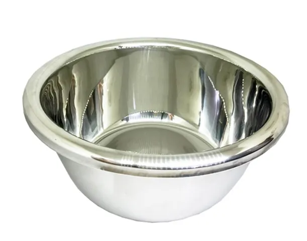 Bát trộn inox không gỉ đáy bằng - Nhiều kích cỡ tiện dụng, bền đẹp cho việc làm bánh và nấu ăn hàng ngày
