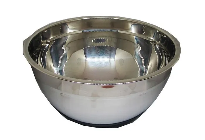 Bát Trộn Inox Đường Kính 24cm Có Đế Cao Su Chống Trượt - Dụng Cụ Làm Bánh Chất Lượng Cao Tại Việt Nam