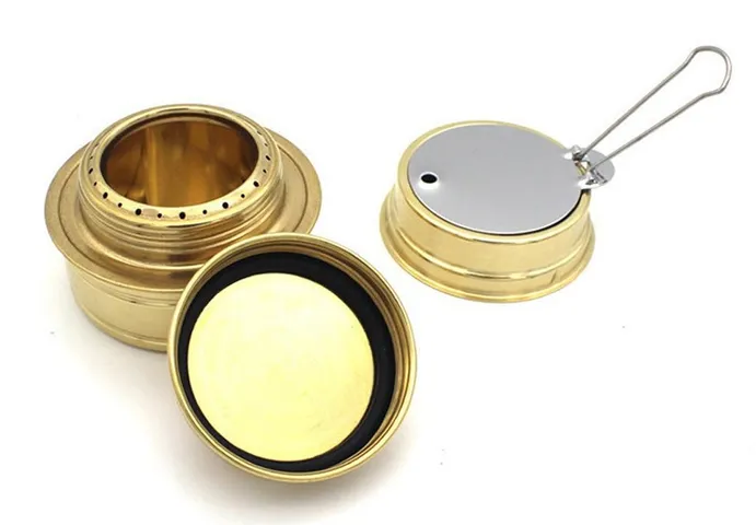 Bếp Cồn Mini Di Động Hợp Kim Nhôm Siêu Nhẹ - Lý Tưởng Để Cắm Trại, Dã Ngoại, Chế Biến Món Ăn Ngoài Trời