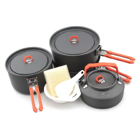 Bộ Nồi Nấu Ăn Dã Ngoại 4 Món Fire Maple Feast 4 - Nhẹ, Đa Năng, Phù Hợp Cho Chuyến Picnic Của Gia Đình 4-5 Người