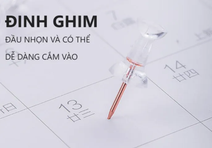 Bộ Phụ Kiện Ghim Tài Liệu Deli 78551 - Kẹp Giấy Mạ Vàng Hồng Sang Trọng, Hộp Vuông 4 Ngăn Siêu Tiện Dụng