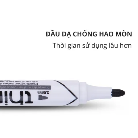 Bút Dạ Bảng Deli Hộp 12 Chiếc EU00130/EU00630 - Bút Viết Màu Xanh Đen Đỏ Chất Liệu PP, An Toàn Không Độc Hại, Tiện Dụng Cho Dùng Hàng Ngày