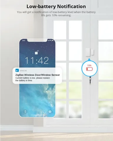 Cảm biến Cửa Không Dây Sonoff Zigbee 3.0 SNZB-04 - Thiết Bị An Ninh Thông Minh Cho Nhà Thông Minh, Cảnh Báo Mở Đóng Cửa Sổ