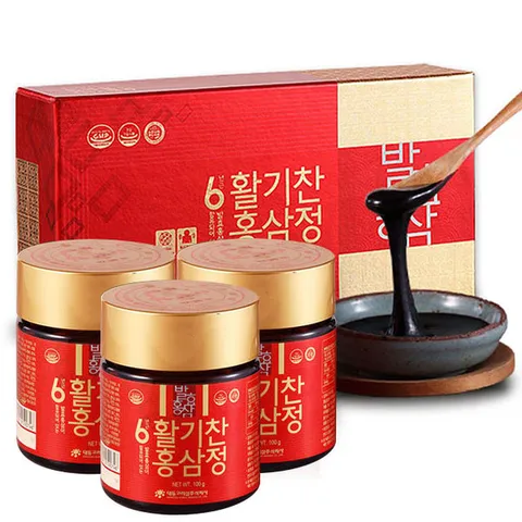 Cao Hồng Sâm Lên Men Cô Đặc Daedong Hàn Quốc - Hỗ Trợ Tiêu Hóa, Bồi Bổ Sức Khỏe, Dùng Cho Mọi Lứa Tuổi - 100g x 3 Lọ