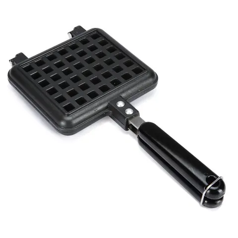 Chảo Nướng Bánh Waffle Chống Dính 2 Mặt Kích Thước 13x14cm - Dụng Cụ Làm Bánh Tiện Lợi Cho Người Yêu Thích Nấu Ăn