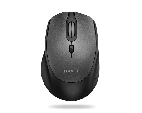 Chuột Không Dây Havit MS56GT - Chuột Máy Tính Tích Hợp 4 Nút Điều Chỉnh, Thiết Kế Ergonomic, Tần Số 2.4GHz, Độ Nhạy 800-1600 DPI