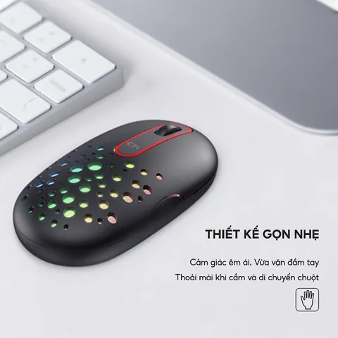 Chuột Không Dây Havit MS64GT - Thiết Kế Ergonomic, 3 Chế Độ DPI, Màu Sắc Năng Động, Phạm Vi 10m, Phù Hợp Cho Game Thủ và Làm Việc Tại Nhà