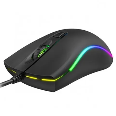Chuột máy tính có dây Havit MS72 - Chuột Gaming tích hợp đèn RGB nhiều màu sắc, thiết kế chống trượt, DPI 800-1200, tương thích Windows, Mac, Linux