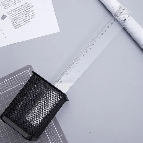 Combo 2 Thước Kẻ 30cm Deli Trong Suốt E6230 - Chất Liệu PS Bền Chống Trầy, Đo Lường Chính Xác, Tiện Dụng Cho Học Tập và Làm Việc