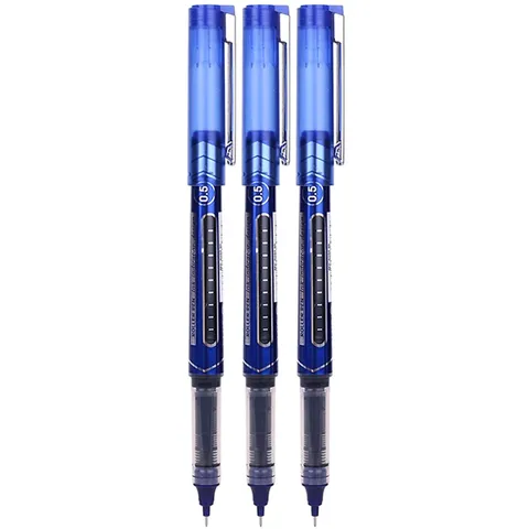 Combo 3 Bút Ký Mực Gel Ngòi 0.5mm Deli EQ20220/EQ20230 - Viết Trơn Trượt, Mực Xanh & Đen, Thiết Kế Cao Cấp, Bút Văn Phòng Học Tập
