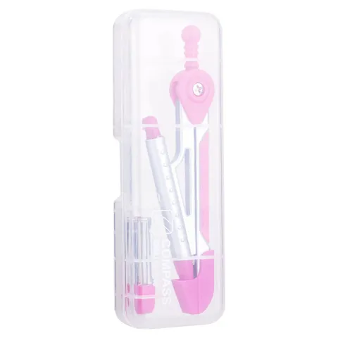 Compa Học Sinh Deli E8616 - Bộ Compa Kim Loại Bền Bỉ Có Nắp Bảo Vệ, Độ Chính Xác Cao, Ideal Cho Học Tập và Vẽ Nghe Nghệ