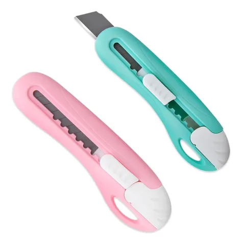 Dao Rọc Giấy Mini Deli 55mm 2024 - Thép SK5 Sắc Bén, Thiết Kế Bỏ Túi, Nhiều Màu Sắc Thời Thượng, Dụng Cụ Tiện Lợi